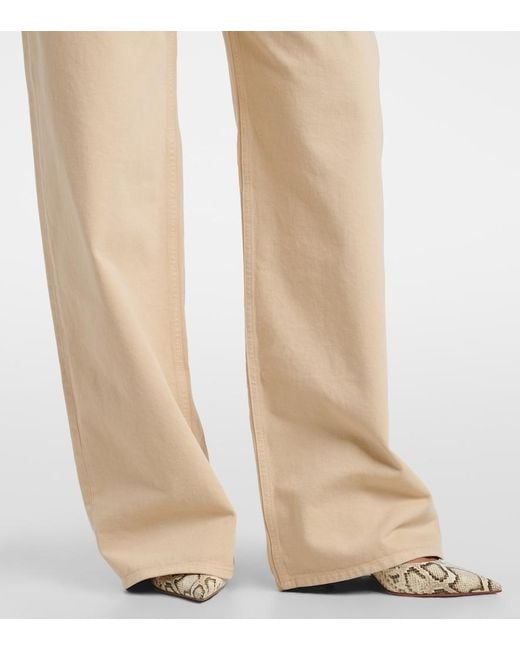 Blazé Milano Natural Java High-Rise Wide-Leg Jeans