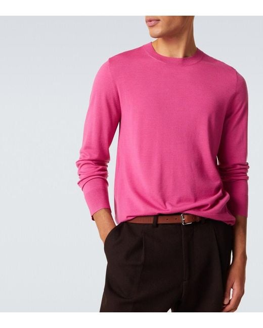 Gabriela Hearst Pink Wool Sweater for men