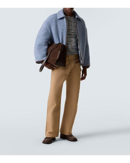 J.W. Anderson Jacke Aus Einem Wollgemisch in Blue für Herren
