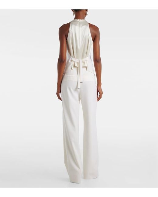 Max Mara White Selva Virgin Wool Top