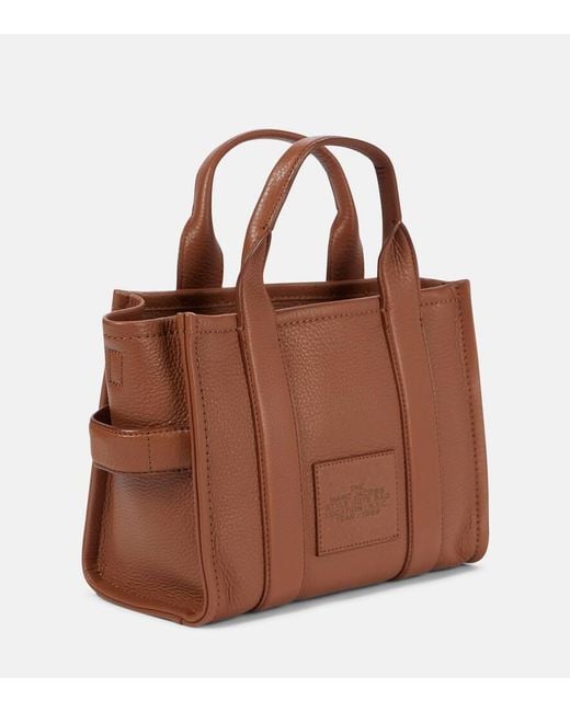 Marc Jacobs Brown Tote The Small aus Leder