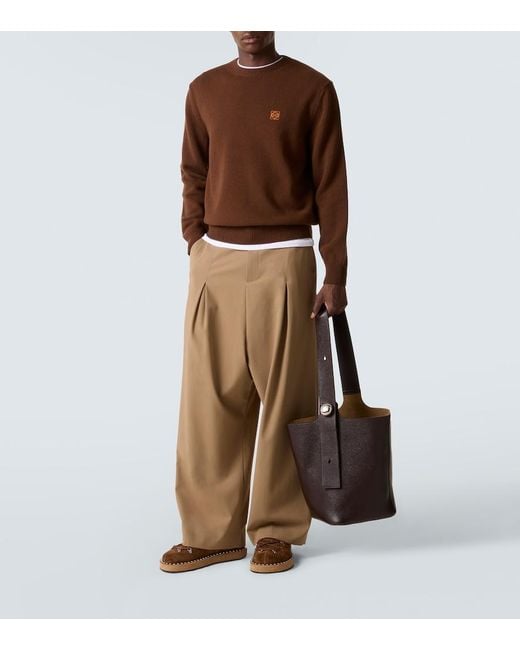 Pullover Anagram di Loewe in Brown da Uomo