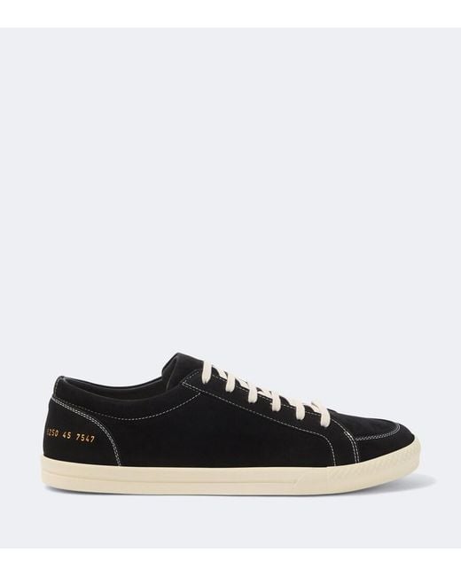 Common Projects Black Skate Leather Sneakers for men