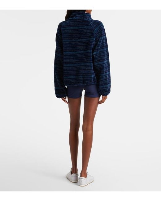 Sudadera Harlow De Forro Polar Con Cremallera Parcial The Upside de color Blue