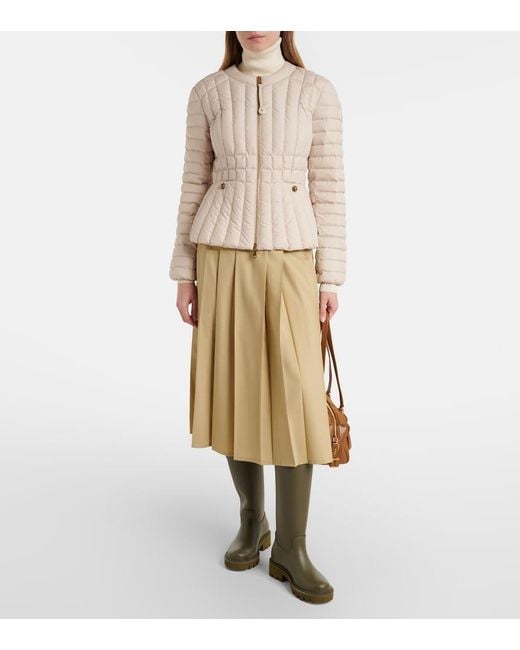 Moncler Natural Menthe Down Jacket