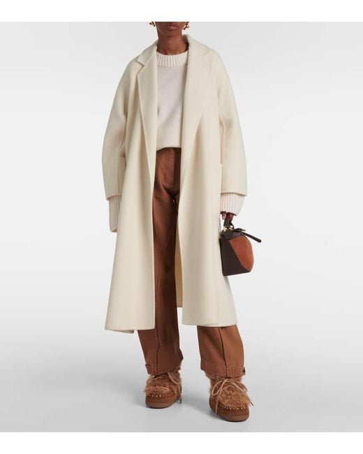 Inuikii Brown Schneestiefel Long Curly Mit Shearling
