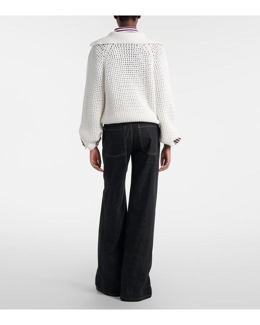 Brunello Cucinelli Black Wide-Leg Jeans