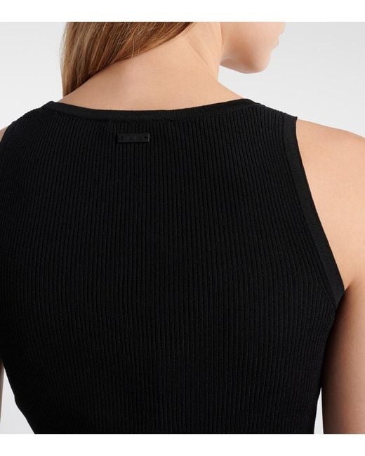 Max Mara Black Knitted Tank Top