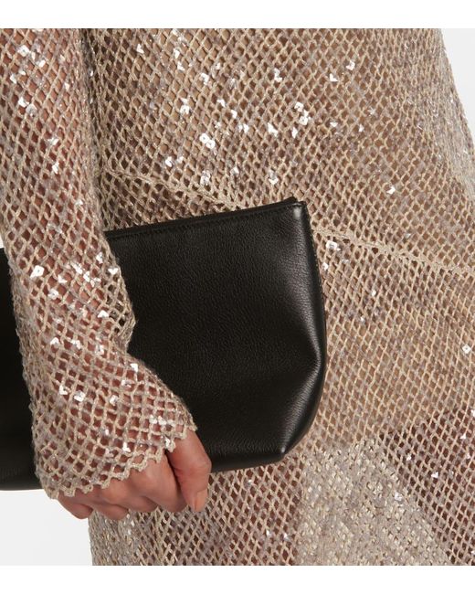Brunello Cucinelli Natural Sequined Gown