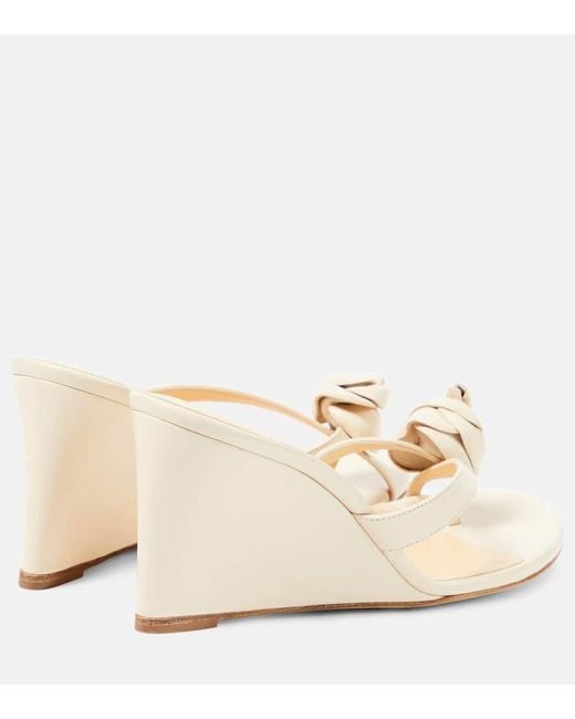 Magda Butrym Natural Wedge-Sandalen Aus Leder