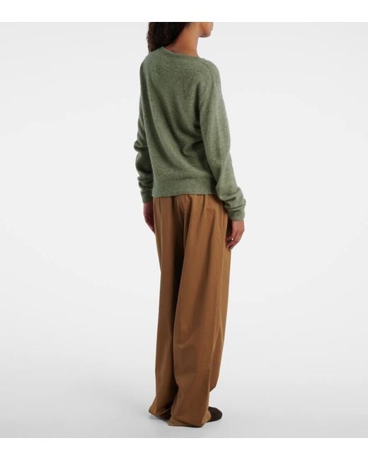 Pull Lorynna En Cachemire Et Soie The Row en coloris Green