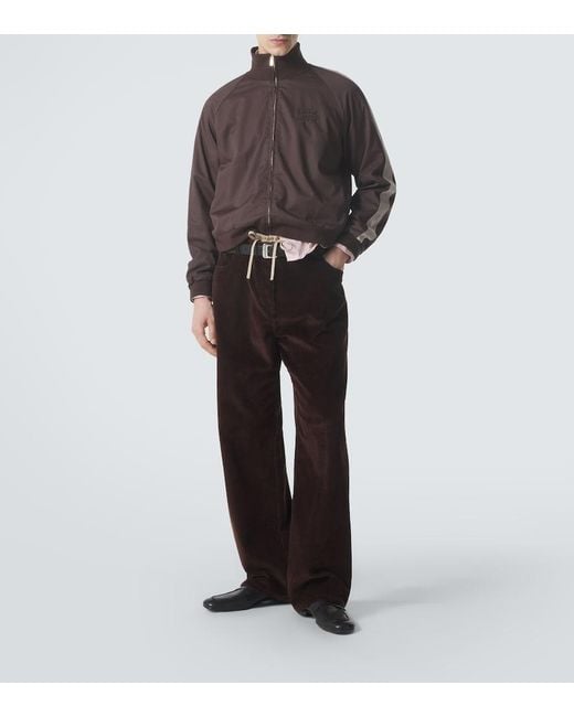Miu Miu Purple Cotton Twill Jacket for men