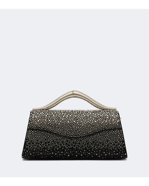 Elie Saab Black The Petit Wave Small Top-Handle Bag