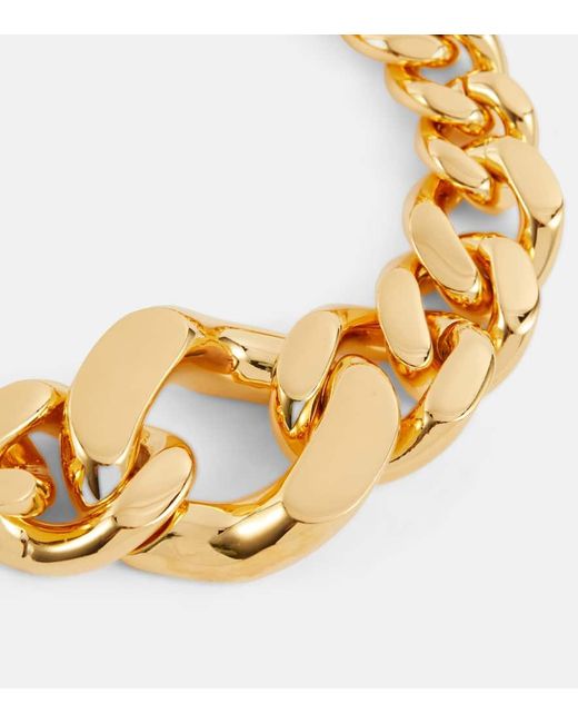 Saint Laurent Metallic Chain Bracelet