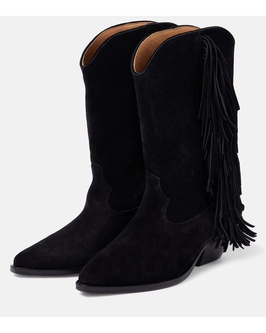 Stivali Texani Duerto di Isabel Marant in Black