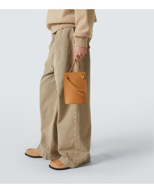 Loewe Crossbody Bag Pebble Dice Aus Leder in Natural für Herren