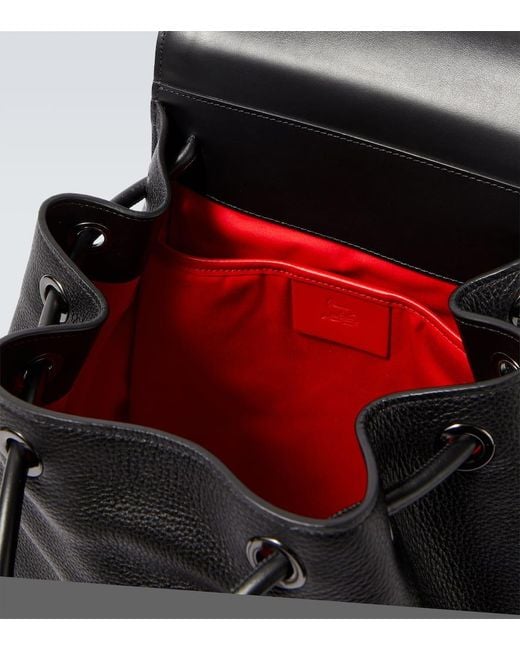 Christian Louboutin Verzierter Rucksack Funky Aus Leder in Black für Herren