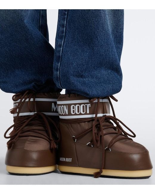 Moon Boot Brown Icon Low Snow Boots