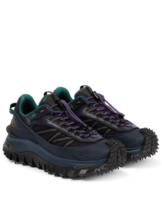 Moncler Rubber Trailgrip Gtx Sneakers in Black (Blue) Lyst Canada