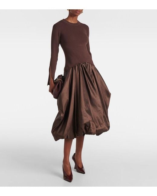 Jonathan Simkhai Brown Kenlie Dress
