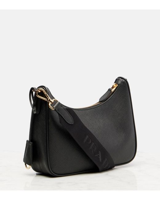 Prada Black Re-Edition 2005 Leather Shoulder Bag