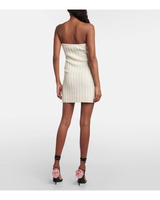 Magda Butrym Natural Minikleid Aus Strick