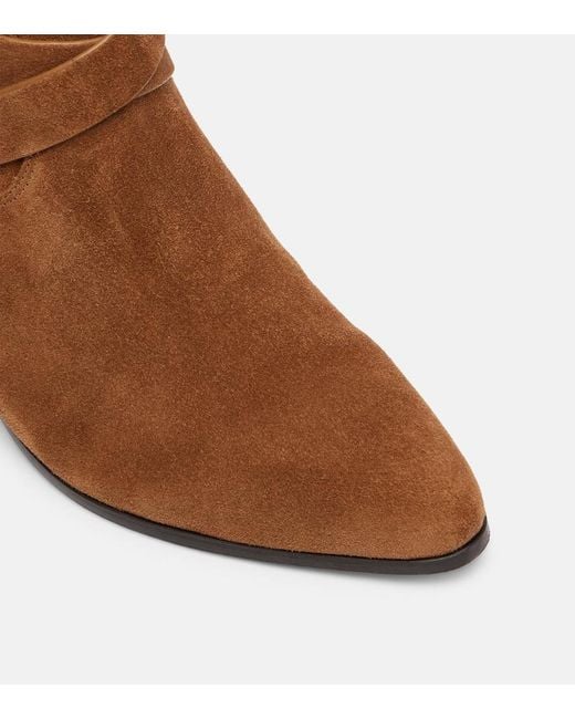 Veronica Beard Brown Ashby 50 Suede Ankle Boots