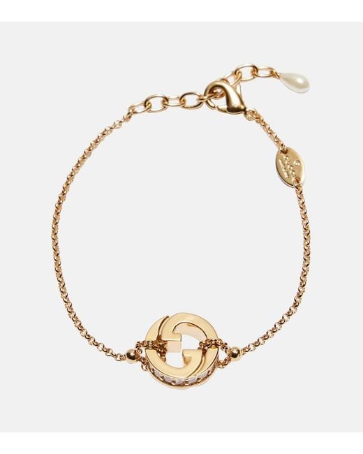 Gucci Metallic Blondie Interlocking G Bracelet