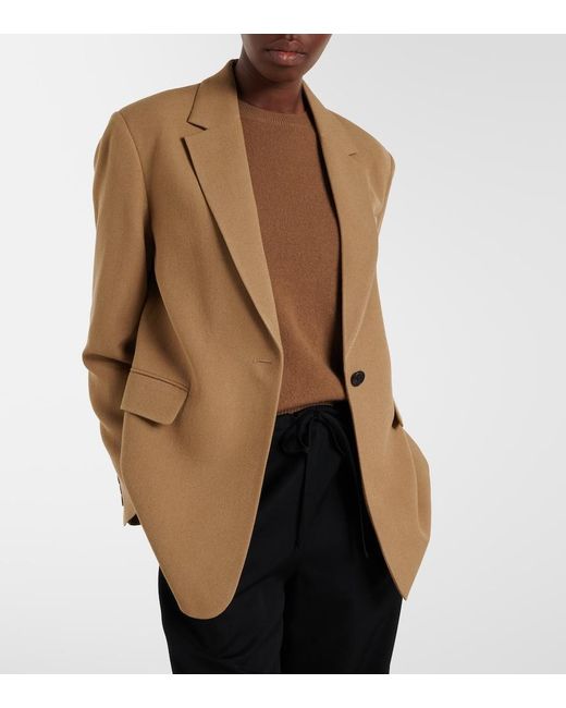 The Row Natural Ezri Silk Blazer