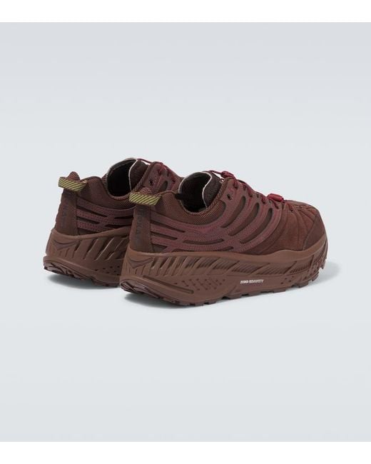 Hoka One One Brown Stinson Evo Og Sneakers for men