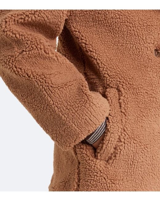 The Upside Brown Gracie Teddy Coat