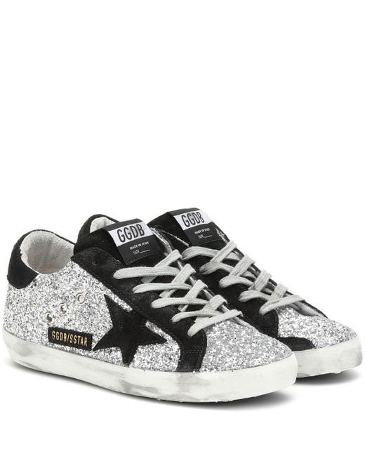 golden goose glitter sneaker