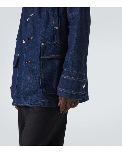 Wales Bonner Blue Shadow Denim Jacket for men