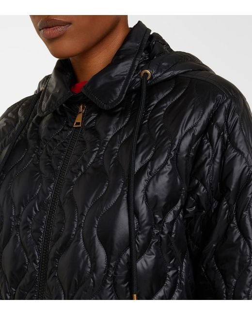 Moncler Black Balette Quilted Down Jacket
