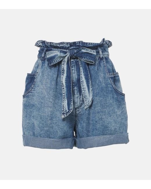 Isabel Marant Blue Shorts 'Pierine'