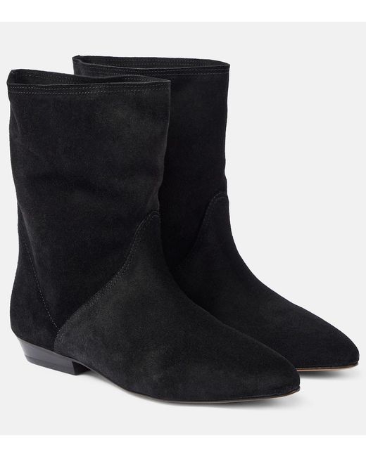 Isabel Marant Black "Slaine" Ankle Boots