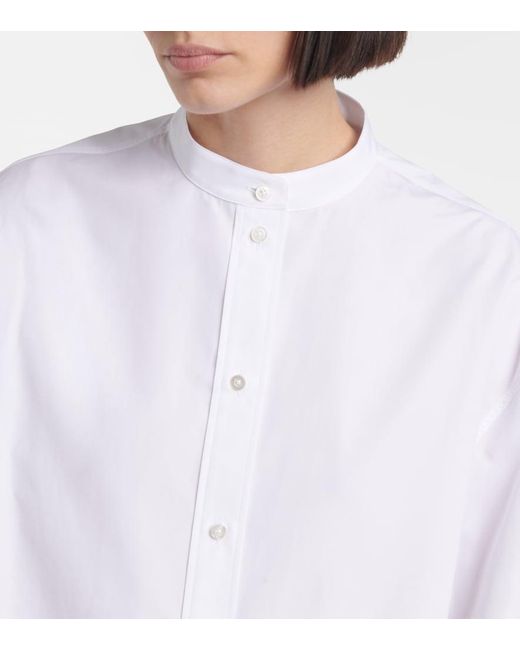 Jil Sander White Wednesday Cotton Poplin Shirt