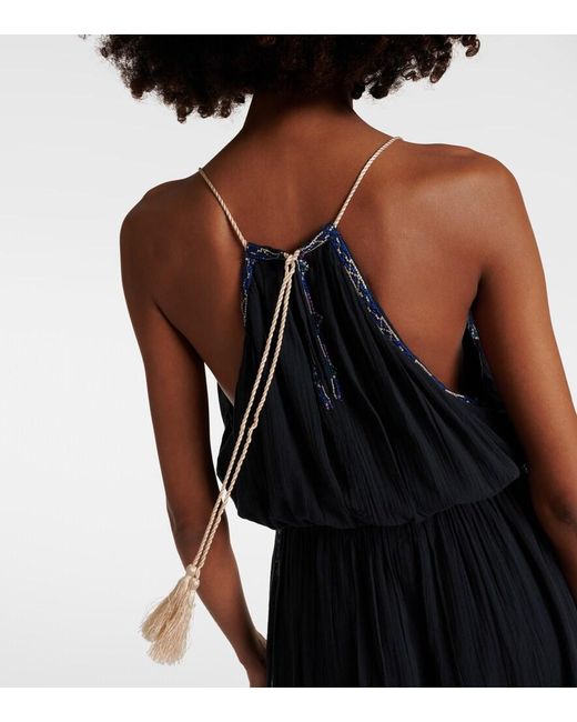 Isabel Marant Blue Siana Midi Dress