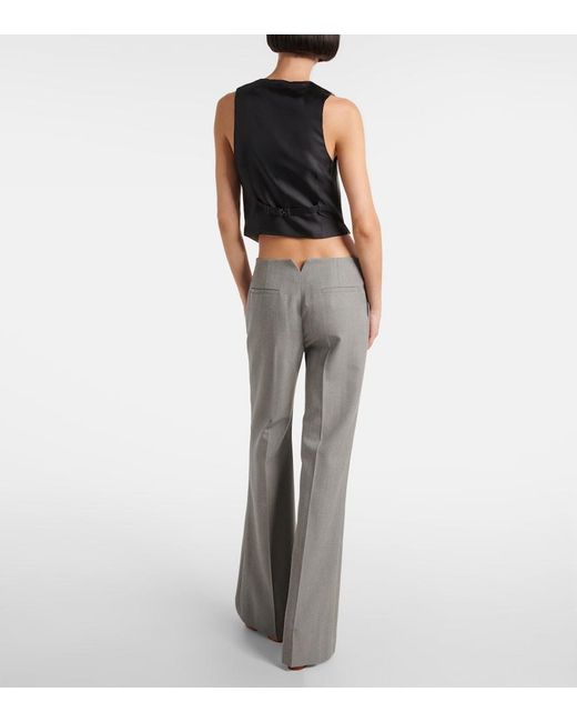 Chloé Gray Wool Vest