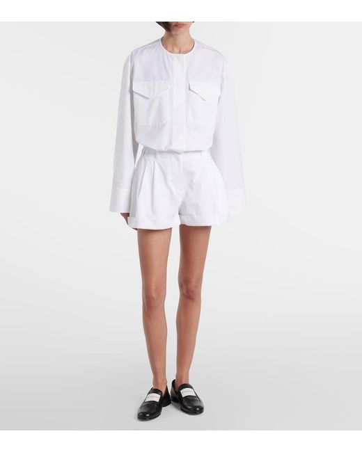 Camicia Cropped di Givenchy in White