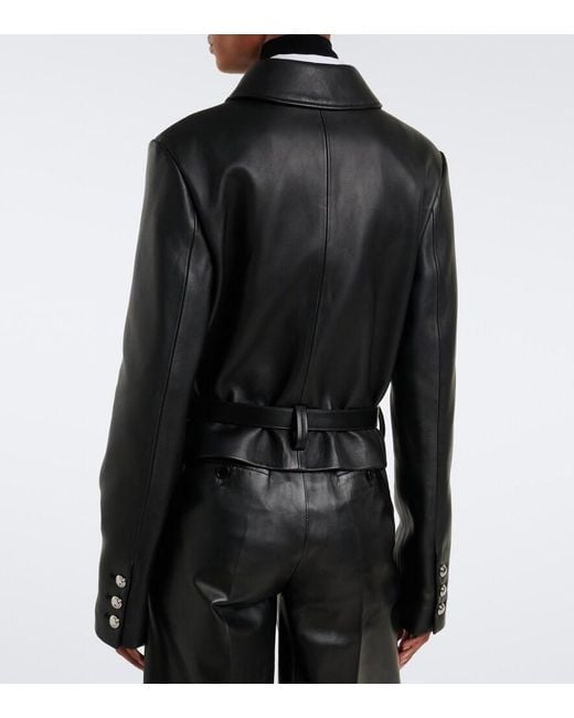 Altuzarra Black Simons Leather Jacket