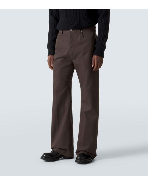 Rick Owens Brown Geth Wide-Leg Jeans for men