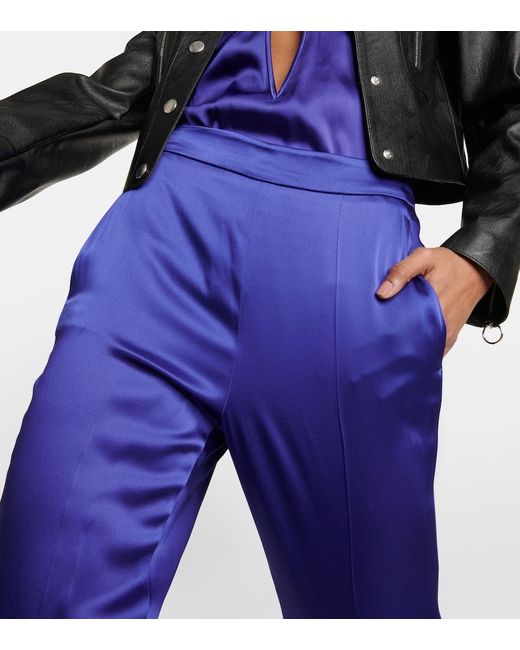 Stella McCartney Blue Relaxed-fit Pants