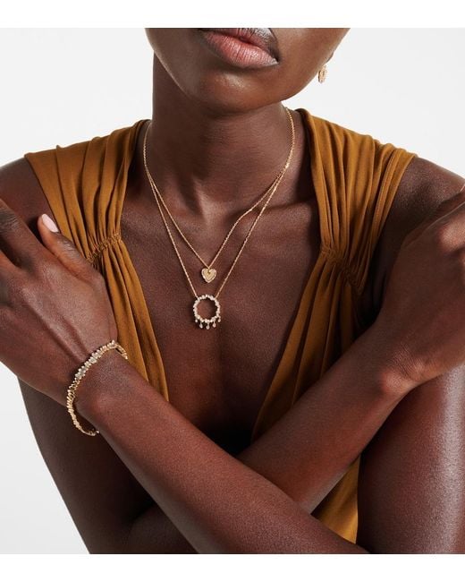 Suzanne Kalan White 18Kt Necklace With Diamonds