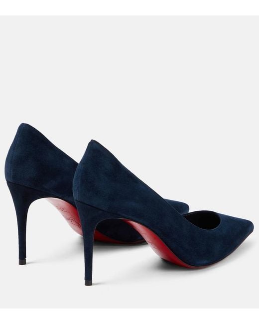Christian Louboutin Blue Kate Suede Pumps