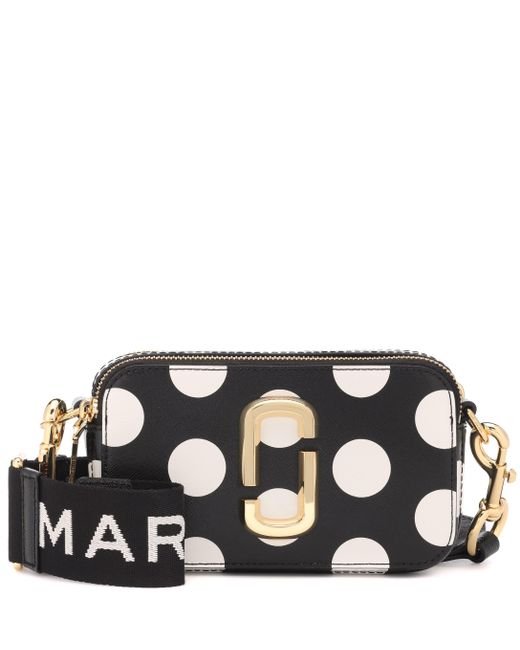 Marc Jacobs Black And White Dot Small Snapshot Camera Bag