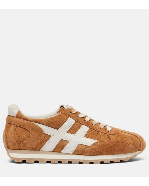 Hogan Brown 86Er Suede Sneakers