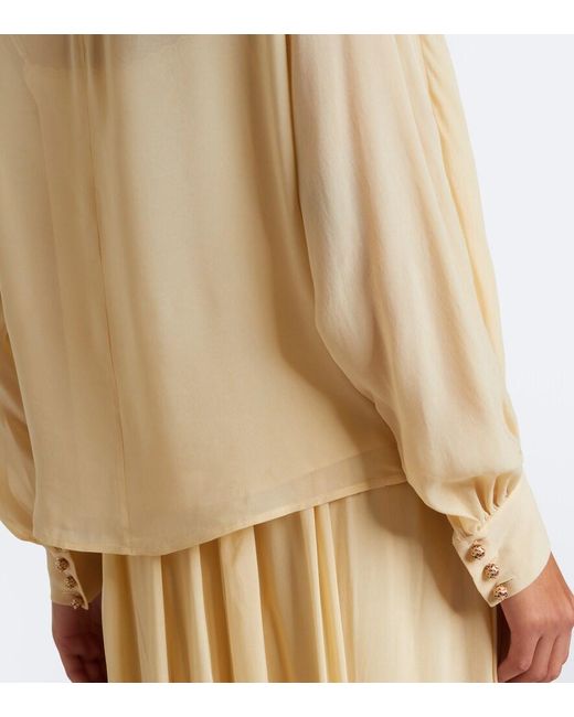 Zimmermann Natural Valiant Embroidered Blouse