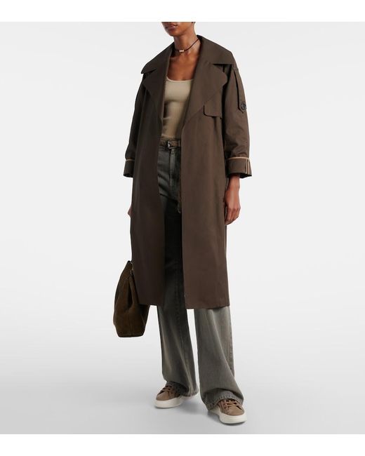 Max Mara Natural Suede Platform Sneakers