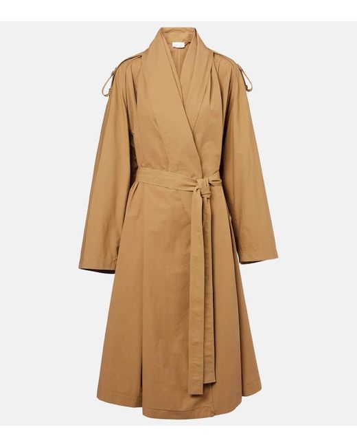 The Row Natural Pami Cotton Trench Coat